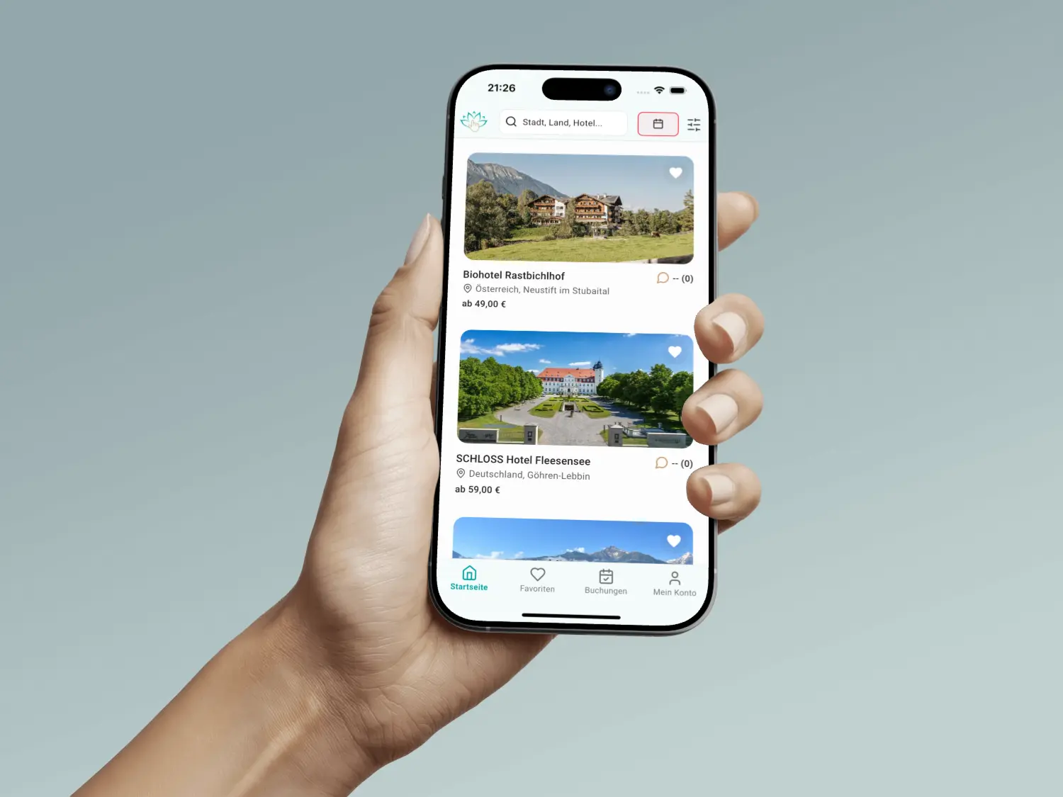 Screenshot von clickSPA